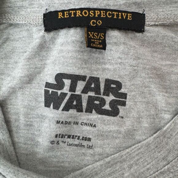Gray Graphic sleep T-Shirt with Naps & Snacks Design Star Wars baby - Picture 2 of 4